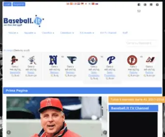 Baseball.it(Il notiziario sul baseball italiano e internazionale) Screenshot