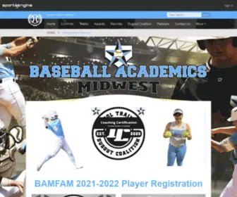 Baseballacademicsmidwest.com(Baseball Academics Midwest) Screenshot