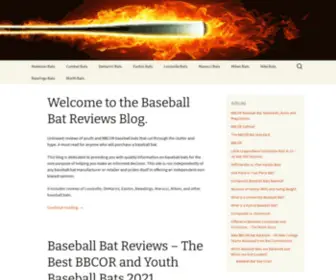 Baseballbatreviewsblog.com(Baseball Bat Reviews Blog) Screenshot