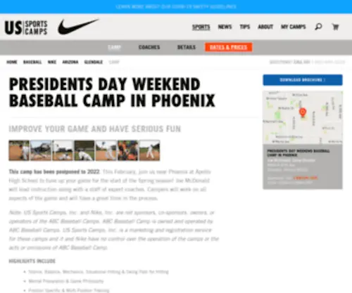 Baseballcamps.com(Baseballcamps) Screenshot