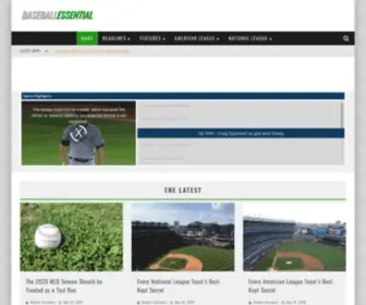 Baseballessential.com(Baseball Essential) Screenshot