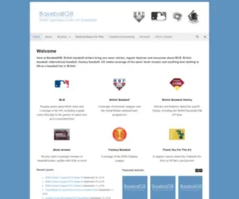 Baseballgb.co.uk(British perspectives on baseball) Screenshot