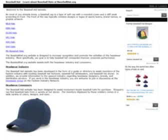 Baseballhat.org(baseballhat) Screenshot