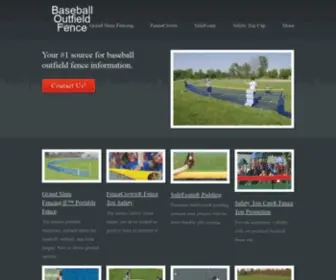 Baseballoutfieldfence.com(Baseball Outfield Fence) Screenshot