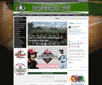 Baseballpei.ca(Baseball PEI) Screenshot