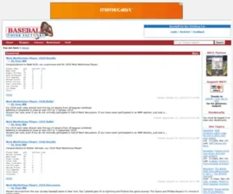Baseballthinkfactory.org(Baseball Think Factory) Screenshot