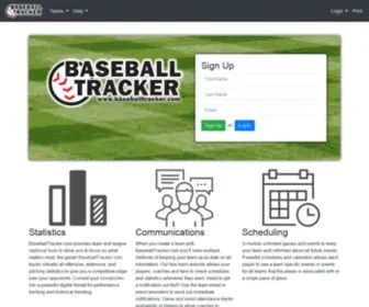 Baseballtracker.com(Baseball Stats) Screenshot