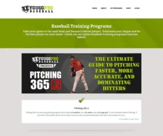 Baseballtrainingprograms.com(The best in digital baseball training programs) Screenshot
