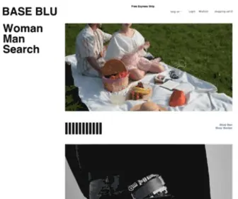 Baseblu.com(Man's and Woman's Luxury and Fashion Brands) Screenshot