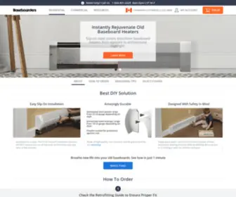 Baseboardheatercovers.com(Baseboarders) Screenshot