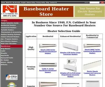 Baseboardheaterstore.com(Cuthbert Inc) Screenshot