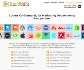 Basebuildinc.com(Basebuild, Inc) Screenshot