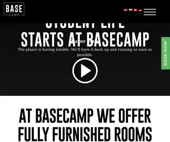 Basecampstudent.com(Basecamp student accommodation) Screenshot