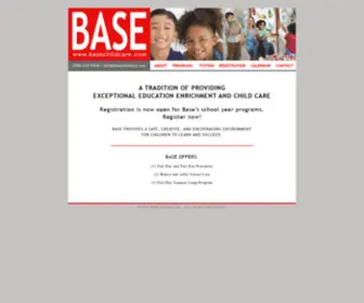 Basechildcare.com(After School Program &amp; Preschool) Screenshot