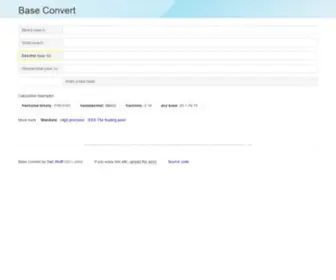 Baseconvert.com(Base Convert) Screenshot
