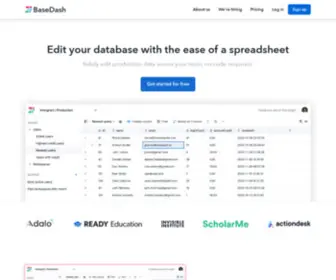 Basedash.io(Internal tool to edit your database) Screenshot
