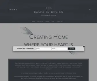 Basedindesign.com(Based in Design Military Life Abroad) Screenshot