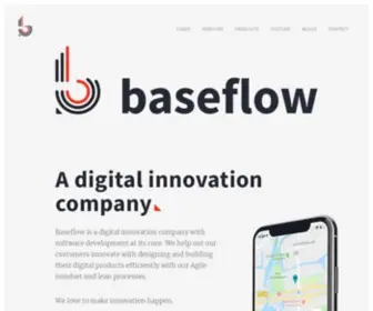 Baseflow.com(An innovation company) Screenshot