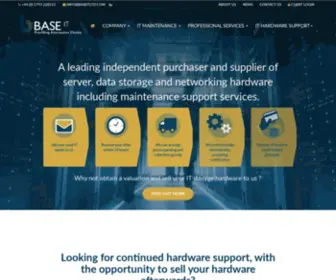 Baseitltd.com(Data Storage & Network Hardware Lifecycle Services) Screenshot