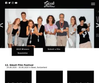 Baselfilmfestival.ch(Gässli Film Festival) Screenshot