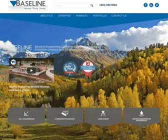Baselinecorp.com(Colorado Civil Engineers) Screenshot