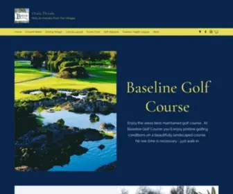 Baselinegolfcourse.com(Baseline Golf Course) Screenshot