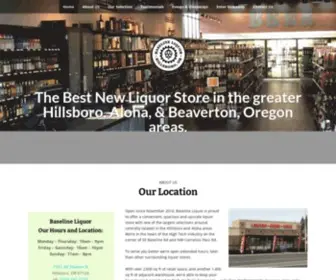 Baselineliquor.com(Baseline Liquor) Screenshot