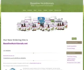 Baselinenutritionals.com(Baseline Nutritionals) Screenshot