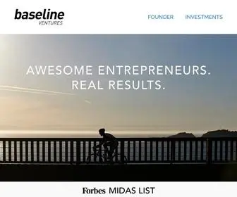 Baselinev.com(Baseline Ventures) Screenshot
