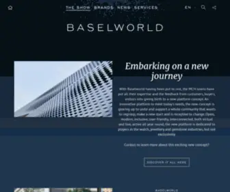 BaselWorld.ch(The Watch and Jewellery Community) Screenshot