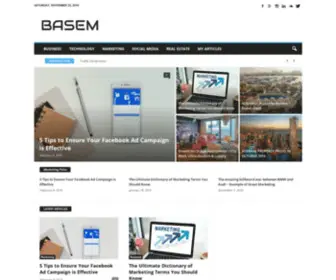 Basembitar.com(Basem Bitar) Screenshot