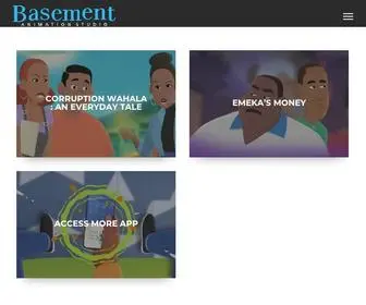 Basementanimation.com(Africa's' Fastest Rising Animation Studio) Screenshot