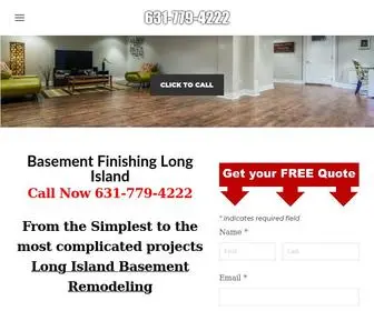 Basementfinishinglongisland.net(Basement Finishing Long Island) Screenshot