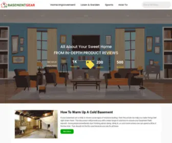 Basementgear.com(All About Your Sweet Home) Screenshot