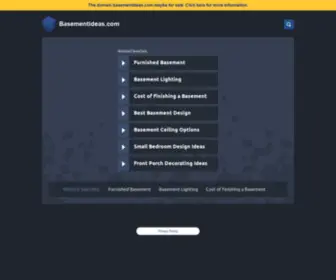 Basementideas.com(Basement Ideas) Screenshot