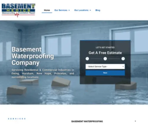 Basementmedics.com(Basement Medics) Screenshot