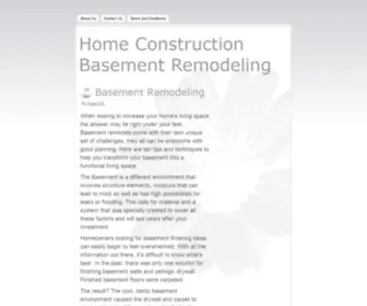 Basementremodelingnow.com(Home Construction Remodeling Information and Tips) Screenshot