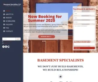 Basementspecialists.com(Basement Specialists) Screenshot
