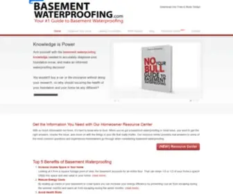 Basementwaterproofing.com(Basement Waterproofing) Screenshot