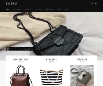 Basemer.com(Basemer Totes and Accessories) Screenshot