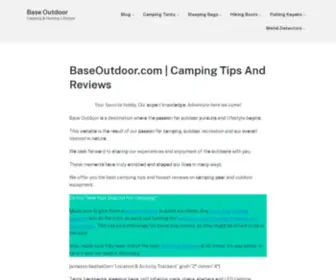 Baseoutdoor.com(Camping & Hunting Lifestyle) Screenshot