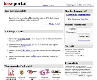 Baseportal.de(Web-Datenbank für HTML-Seiten) Screenshot