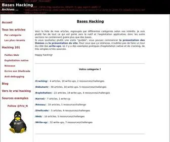 Bases-Hacking.org(Bases Hacking) Screenshot