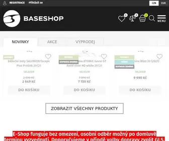 Baseshop.cz(Cyklistický a lyžařský obchod) Screenshot