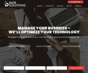 Basesolutionsllc.com(BASE Solutions) Screenshot