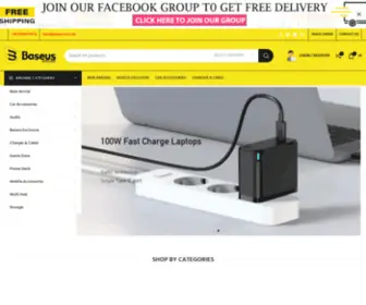 Baseus.com.bd(Buy Official & Authentic Baseus Charger Home Appilances Earphone Hub Bag Speaker And More From Baseus Bangladesh online Store) Screenshot