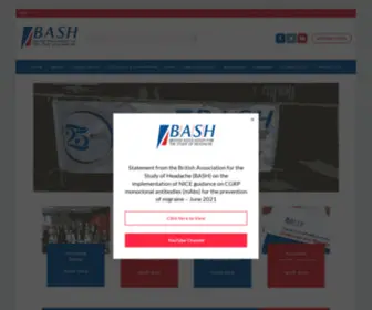 Bash.org.uk(British Association for the Study of Headache (BASH)) Screenshot