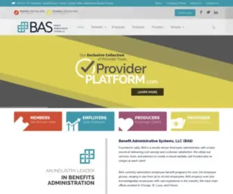 Bashealth.com(BAS Health is a result driven third party administrator providing custom health care plans and benefits to organizations) Screenshot