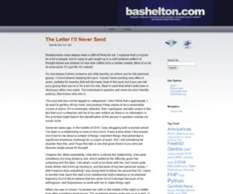 Bashelton.com(Benjamin Shelton's Musings) Screenshot