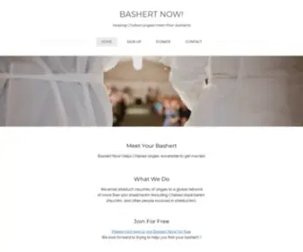 Bashertnow.org(Bashert Now) Screenshot